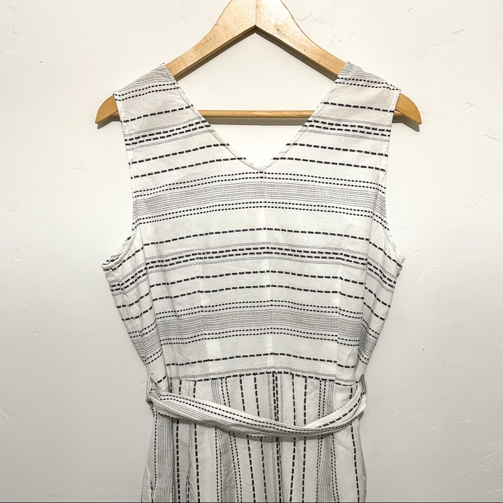 Style & Co striped sleeveless wide leg jumpsuit - Picture 7 of 8